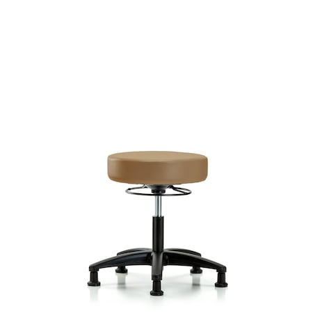 Desk Stool, Vinyl, Glides, Taupe MPN:BR-VDHSO-RG-RG-8584