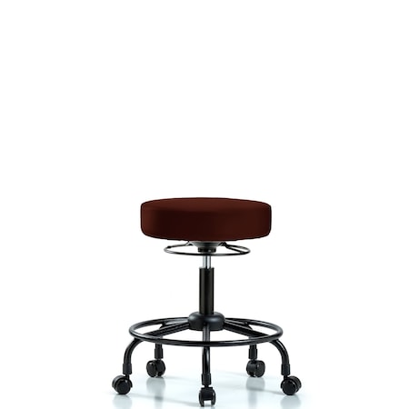 Desk Stool, Vinyl, RT, Casters, Burg MPN:BR-VDHSO-RT-RC-8569