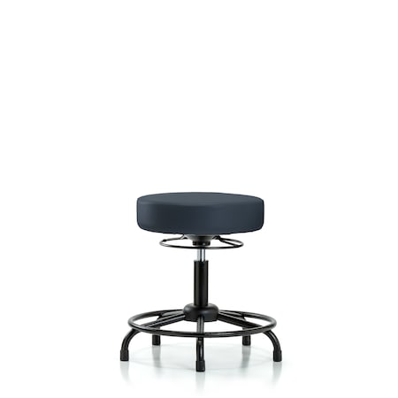 Desk Stool, Vinyl, RT, Glides, Nav MPN:BR-VDHSO-RT-RG-8582