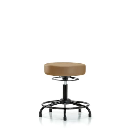 Desk Stool, Vinyl, RT, Glides, Taupe MPN:BR-VDHSO-RT-RG-8584