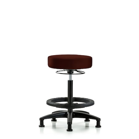 Bench Stool, Hi, Vinyl, BF, Glides, Burg MPN:BR-VHBSO-RG-BF-RG-8569