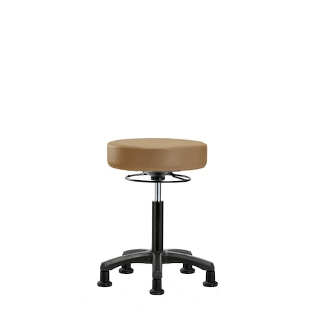 Med Bench Mini-Stool, Vinyl, Glides, Taupe MPN:BR-VMBMS-RG-RG-8584
