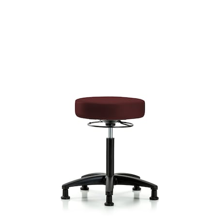 Rutledge Vin Stool without Back-Med Bench Height with Stat Glides in Burgundy Trailblazer Vin MPN:BR-VMBSO-RG-NF-RG-8569