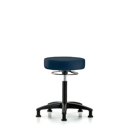 Vin Stool without Back-Medium Bench Height with Stationary Glides in Imperial Blue Trailblazer Vin MPN:BR-VMBSO-RG-NF-RG-8582