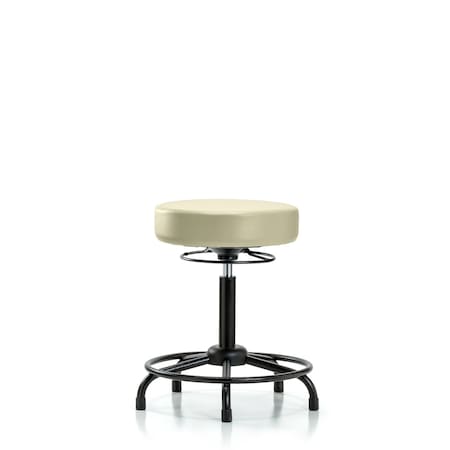 Vin Stool without Back-Medium Bench Height with RT BaseandStat Glides in Adobe White Trailblazer Vin MPN:BR-VMBSO-RT-RG-8501