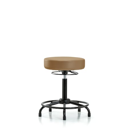 Vin Stool without Back-Medium Bench Height with RT BaseandStationary Glides in Taupe Trailblazer Vin MPN:BR-VMBSO-RT-RG-8584