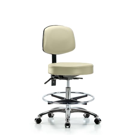 Ben Stool, Vin Med, Bk, CF, Cast, Wht MPN:BR-VMBST-CR-T1-CF-CC-8501