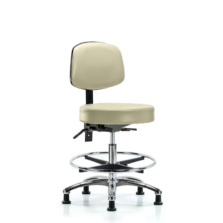 Ben Stool, Vin Med, Bk, CF, Gld, Wht MPN:BR-VMBST-CR-T1-CF-RG-8501