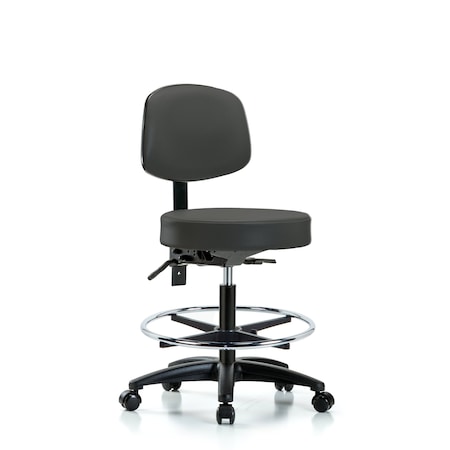 BenchStool, Med, Vin, Bk, Tilt, CF, Cast, Gry MPN:BR-VMBST-RG-T1-CF-RC-8605