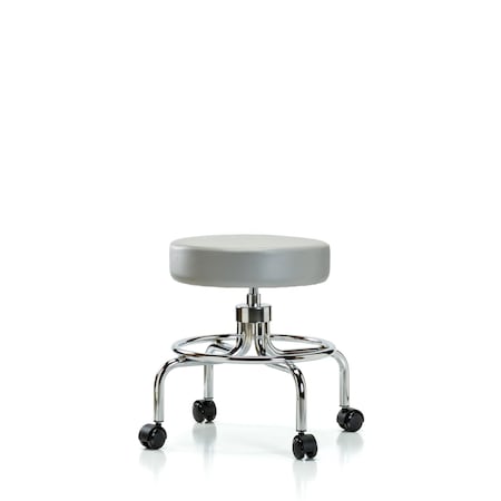 Screw-Lift Stool, Vinyl, CR, Casters, Dov MPN:BR-VSLMD-CR-RC-8567