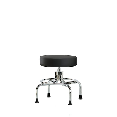 Screw-Lift Stool, Vinyl, CR, Glides, Blk MPN:BR-VSLMD-CR-RG-8540
