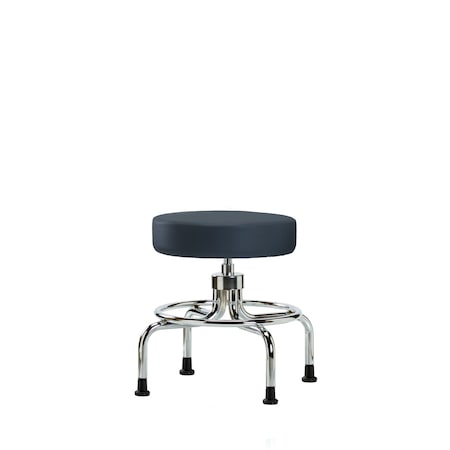 Screw-Lift Stool, Vinyl, CR, Glides, Navy MPN:BR-VSLMD-CR-RG-8582