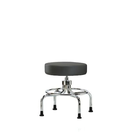 Screw-Lift Stool, Vinyl, CR, Glides, Gry MPN:BR-VSLMD-CR-RG-8605