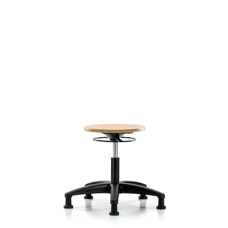 Desk Stool, Wood, Glides MPN:BR-WDHSO-RG-RG