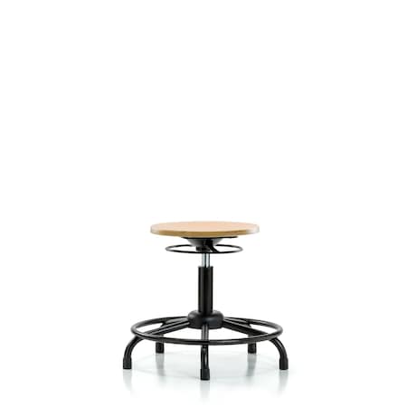 Desk Stool, Wood, RT, Glides MPN:BR-WDHSO-RT-RG