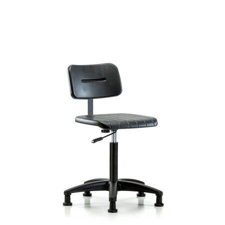 Basic Poly Med Bench Chair, Glides, Polyurethane, 19-1/2
