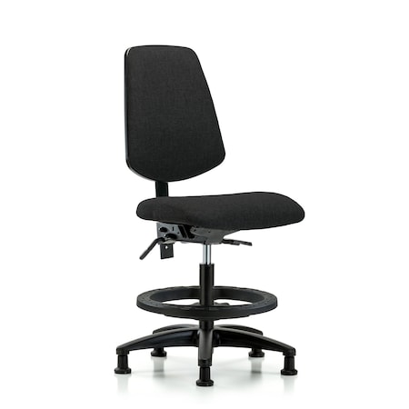 Fab Med Bench Chair, Bk, BF, Glds, Blk, No Arms, 22