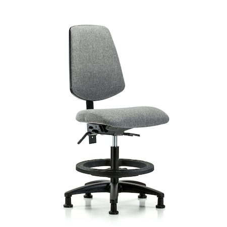 Fab Med Bench Chair, Bk, BF, Glds, Gry, No Arms, 22