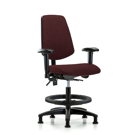 Fab Med Bench Chair, Bk, BF, Glds, Bur, 6-Way Adjustable, 22