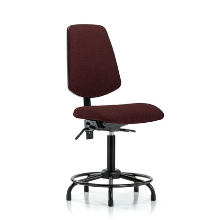 Fab Med Bench Chair, Bk, RT, Glds, Bur, No Arms, 22