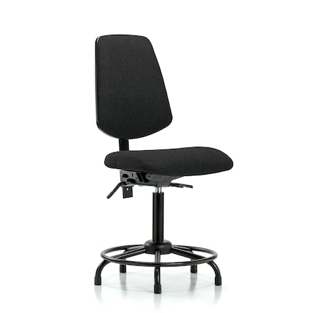 Fab Med Bench Chair, Bk, RT, Glds, Blk, No Arms, 22