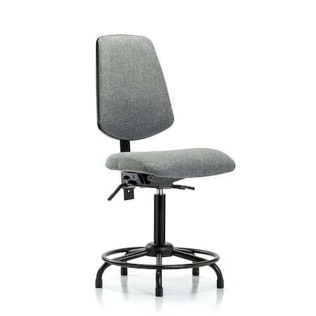 Fab Med Bench Chair, Bk, RT, Glds, Gry, No Arms, 22