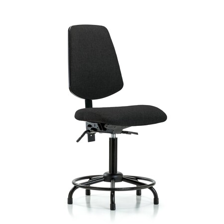 Fab Med Bench Chair, Bk, RT, Glds, Blk, No Arms, 22