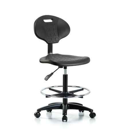 Erie Hi Bench Chair, CF, Casters, No Arms, 23