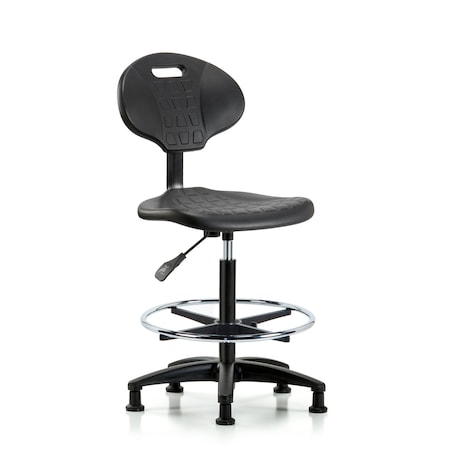 Erie Hi Bench Chair, CF, Glides, No Arms, 23