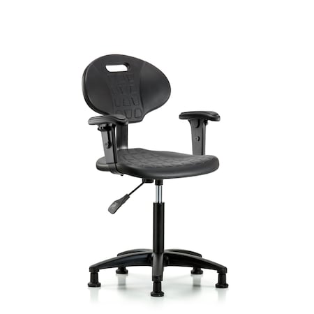 Erie Med Bench Chair, AA, Glides, 2-Way Adjustable, 19