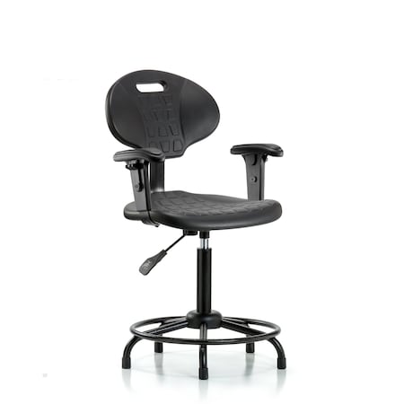 Erie Med Bench Chair, RT, AA, Glides, 2-Way Adjustable, 22
