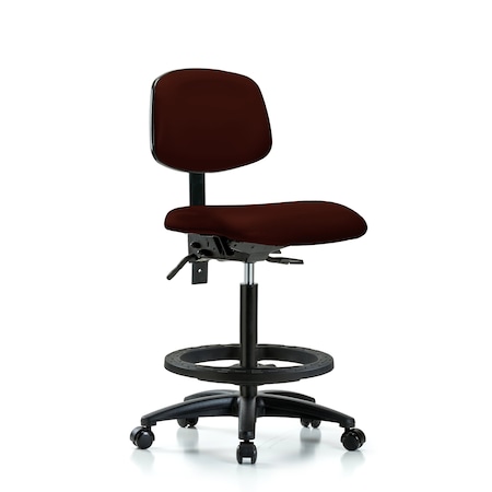 Chair, Fab, Hi Bench, RT Tilt AA Glides, Bur, No Arms, 26