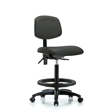 Chair, Fab, Hi Bench, RT Tilt AA Glides, Blu, No Arms, 26