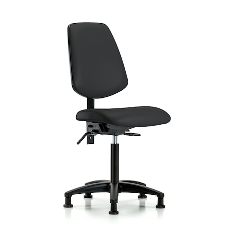Vinyl, Polyurethane Foam, Black, 22