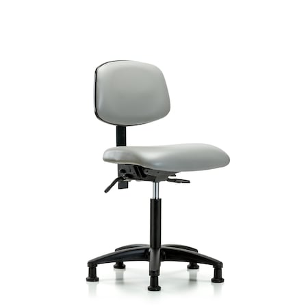 Chair, Vinyl, Med Bench, Glides, Dov, No Arms, 22