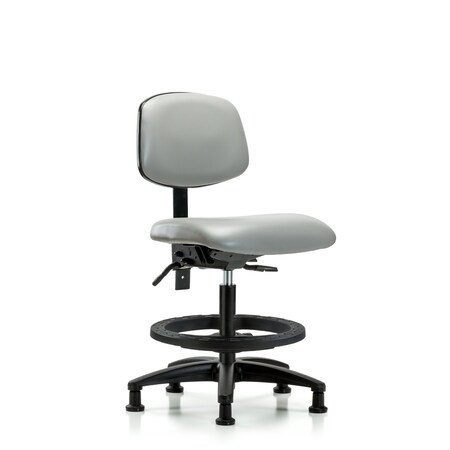 Chair, Vinyl, Med Bench, Tilt BF Glides, Dov, No Arms, 22