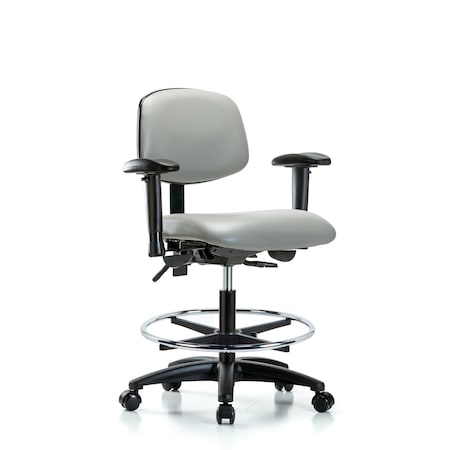 Chair, Vin, Med Bench, Tilt AA CF Cast, Dov, 6-Way Adjustable, 22