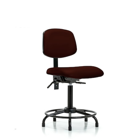Bench Chair, Vinyl, RT Tilt, Gld, Burg, No Arms, 22