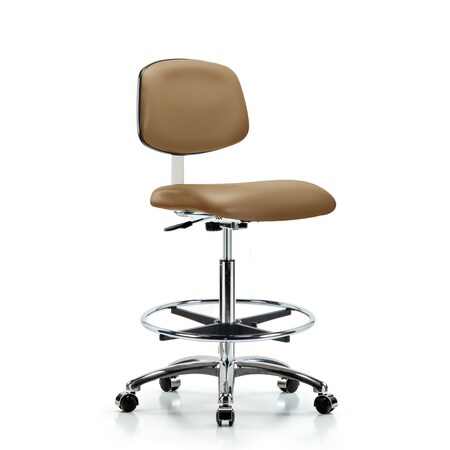 Clean Room Chair Hi Ben Chair, Vin, Chrm, CF, Cast, Taupe, CL10, 26