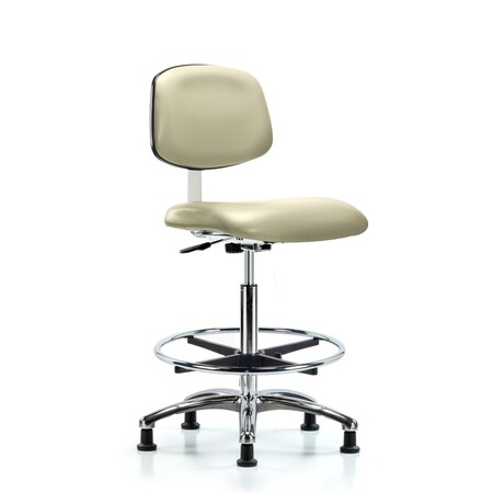 Clean Room Chair Hi Ben Chair, Vin, Chrm, CF, Glds, Wht, CL10, 26