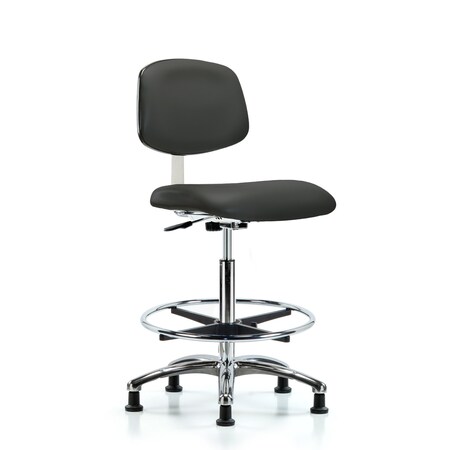 Clean Room Chair Hi Ben Chair, Vin, Chrm, CF, Glds, Gry, CL10, 26