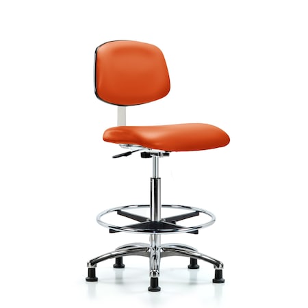 Clean Room Chair Hi Ben Chair, Vin, Chrm, CF, Glds, Org, CL10, 26