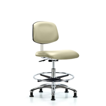 Clean Room Chair Med Ben Chair, Vin, Chrm, CF, Gld, Wht, CL10, 22