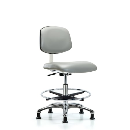Clean Room Chair Med Ben Chair, Vin, Chrm, CF, Gld, Dov, CL10, 22