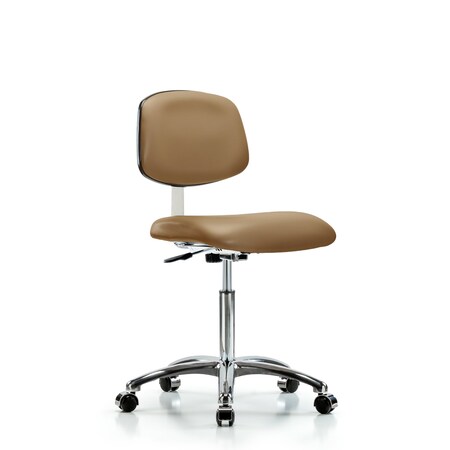 Clean Room Chair Med Ben Chair, Vin, Chrm, Cast, Taupe, CL10, 22