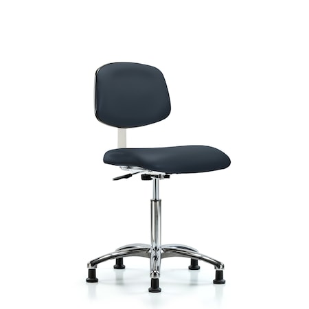 Clean Room Chair Med Ben Chair, Vin, Chrm, Glds, Navy, CL10, 22