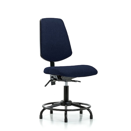 Desk Chair Fab Desk Chair, Med, Bk, RT, Tilt Glds, Navy, No Arms, 19