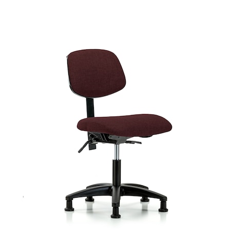 Desk Chair Desk Chair, Fabric, Tilt Glides, Bur, No Arms, 19