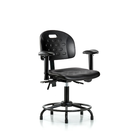 Desk Chair Newport Desk Chair, RT, Tilt AA Glides, Adjustable Arms, 17