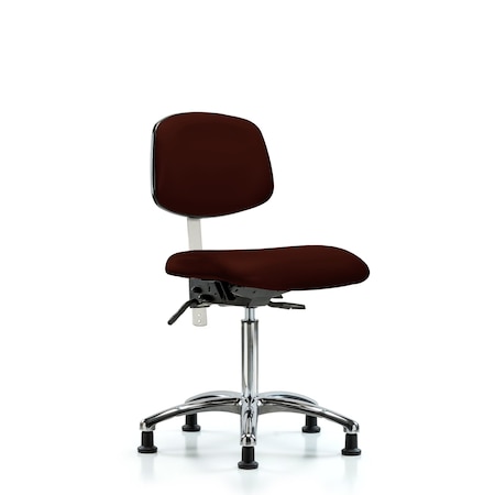 Clean Room Chair Med Ben Chair, Vin, Chrm, Glds, Burg, CL100, No Arms, 22